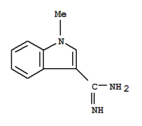 1-Methylindole-3-carboxamidine Structure,730237-52-2Structure