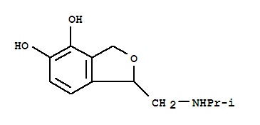 (9ci)-1,3-二氢-1-[[(1-甲基乙基)氨基]甲基]-4,5-异苯并呋喃二醇结构式_730919-58-1结构式