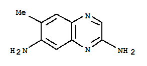 (5CI)-2,7-二氨基-6-甲基喹噁啉结构式_732303-55-8结构式