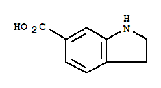 2,3-二氢-1H-吲哚-6-羧酸结构式_732922-86-0结构式