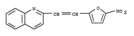 2-[2-(5-硝基-2-呋喃)乙烯]-喹啉结构式_735-84-2结构式