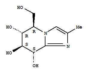 (9ci)-5,6,7,8-四氢-5-(羟基甲基)-2-甲基-咪唑并[1,2-a]吡啶-6,7,8-三醇结构式_736124-86-0结构式