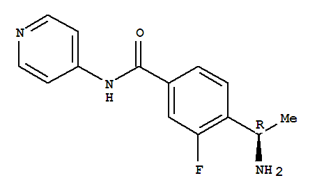 (r)-(9ci)-4-(1-氨基乙基)-3-氟-n-4-吡啶-苯甲酰胺结构式_740064-43-1结构式