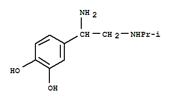(9ci)-4-[1-氨基-2-[(1-甲基乙基)氨基]乙基]-1,2-苯二醇结构式_741201-39-8结构式