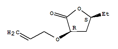 (3r,5s)-rel-(9ci)-5-乙基二氢-3-(2-丙烯基氧基)-2(3H)-呋喃酮结构式_741290-37-9结构式