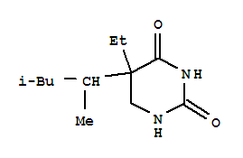 (9ci)-5-(1,3-二甲基丁基)-5-乙基二氢-2,4(1H,3h)-嘧啶二酮结构式_741612-55-5结构式
