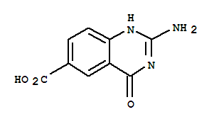 (9ci)-2-氨基-1,4-二氢-4-氧代-6-喹唑啉羧酸结构式_741617-89-0结构式