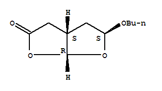 (3ar,5r,6as)-rel-(9ci)-5-丁氧基四氢-呋喃并[2,3-b]呋喃-2(3h)-酮结构式_741731-14-6结构式