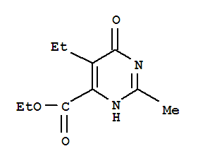 (9ci)-5-乙基-1,6-二氢-2-甲基-6-氧代-4-嘧啶羧酸乙酯结构式_744253-35-8结构式