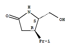 (4r,5s)-(9ci)-5-(羟基甲基)-4-(1-甲基乙基)-2-吡咯烷酮结构式_745014-14-6结构式