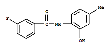 (9ci)-3-氟-n-(2-羟基-4-甲基苯基)-苯甲酰胺结构式_746615-81-6结构式
