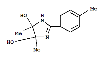(9ci)-4,5-二氢-4,5-二甲基-2-(4-甲基苯基)-1H-咪唑-4,5-二醇结构式_747357-18-2结构式