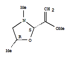 (2r,5s)-rel-(9ci)-2-(1-甲氧基乙烯)-3,5-二甲基-噁唑啉结构式_748809-77-0结构式
