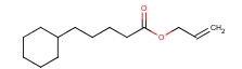 环己基戊酸烯丙酯结构式_7493-68-7结构式