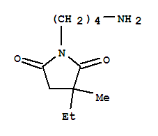 (9ci)-1-(4-氨基丁基)-3-乙基-3-甲基-2,5-吡咯烷二酮结构式_750528-47-3结构式