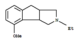 (9ci)-2-乙基-1,2,3,3a,8,8a-六氢-4-甲氧基-茚并[1,2-c]吡咯结构式_750538-22-8结构式