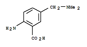 (9ci)-2-氨基-5-[(二甲基氨基)甲基]-苯甲酸结构式_755729-93-2结构式