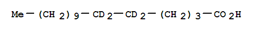 软脂酸-D4结构式_75736-47-9结构式