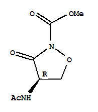 (r)-(9ci)-4-(乙酰基氨基)-3-氧代-2-异噁唑啉羧酸甲酯结构式_75975-46-1结构式