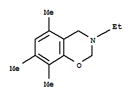 (9ci)-3-乙基-3,4-二氢-5,7,8-三甲基-2H-1,3-苯并噁嗪结构式_760124-28-5结构式