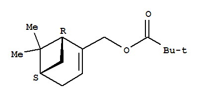 [(1R,5S)-6,6-二甲基双环[3.1.1]庚-2-烯-2-基]甲基特戊酸酯结构式_76163-95-6结构式