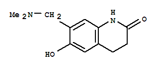 (9ci)-7-[(二甲基氨基)甲基]-3,4-二氢-6-羟基-2(1H)-喹啉酮结构式_765255-62-7结构式