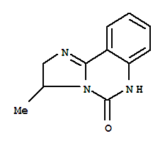 (9ci)-2,6-二氢-3-甲基-咪唑并[1,2-c]喹唑啉-5(3h)-酮结构式_767583-48-2结构式