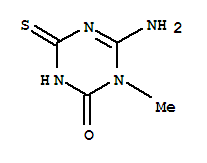 (9ci)-6-氨基-3,4-二氢-1-甲基-4-硫氧代-1,3,5-噻嗪-2(1h)-酮结构式_77420-23-6结构式