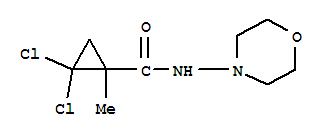 (9ci)-2,2-二氯-1-甲基-n-4-吗啉-环丙烷羧酰胺结构式_774589-23-0结构式