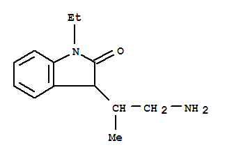 (9ci)-3-(2-氨基-1-甲基乙基)-1-乙基-1,3-二氢-2H-吲哚-2-酮结构式_777006-37-8结构式