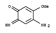 (9ci)-4-氨基-6-亚氨基-3-甲氧基-2,4-环己二烯-1-酮结构式_777851-98-6结构式