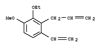 (9ci)-1-乙烯-3-乙氧基-4-甲氧基-2-(2-丙烯基)-苯结构式_778638-77-0结构式