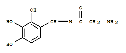 (9ci)-2-氨基-n-[(2,3,4-三羟基苯基)亚甲基]-乙酰胺结构式_780695-97-8结构式