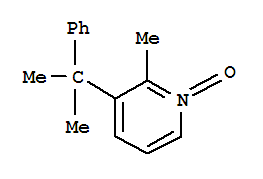 (9ci)-2-甲基-3-(1-甲基-1-苯基乙基)-吡啶 1-氧化物结构式_780801-45-8结构式