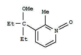 (9ci)-3-(1-乙基-1-甲氧基丙基)-2-甲基吡啶 1-氧化物结构式_780801-52-7结构式