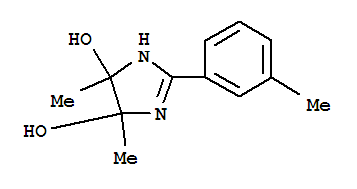 (9ci)-4,5-二氢-4,5-二甲基-2-(3-甲基苯基)-1H-咪唑-4,5-二醇结构式_782397-55-1结构式