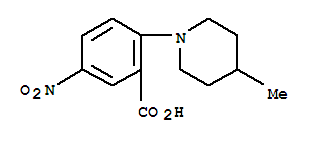 2-(4-Methylpiperidin-1-yl)-5-nitrobenzoic acid Structure,78243-27-3Structure