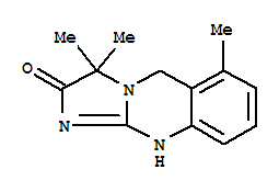 (9ci)-1,5-二氢-3,3,6-三甲基-咪唑并[2,1-b]喹唑啉-2(3h)-酮结构式_785731-14-8结构式
