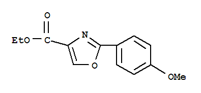2-(4-Methoxy-phenyl)-oxazole-4-carboxylic acid ethyl ester Structure,78979-61-0Structure
