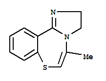 (9ci)-2,3-二氢-5-甲基-咪唑并[1,2-d][1,4]苯并硫氮杂卓结构式_790151-59-6结构式