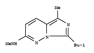 (9ci)-n,5-二甲基-7-(2-甲基丙基)-咪唑并[1,5-b]吡嗪-2-胺结构式_791534-02-6结构式