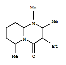 (9ci)-3-乙基八氢-1,2,6-三甲基-4H-吡啶并[1,2-a]嘧啶-4-酮结构式_791731-10-7结构式