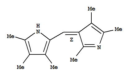 (9ci)-2,3,4-三甲基-5-[(z)-(2,4,5-三甲基-3H-吡咯-3-基)甲基]-1H-吡咯结构式_791770-67-7结构式