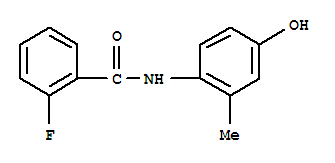 (9ci)-2-氟-n-(4-羟基-2-甲基苯基)-苯甲酰胺结构式_791832-43-4结构式