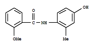 (9ci)-n-(4-羟基-2-甲基苯基)-2-甲氧基-苯甲酰胺结构式_791840-90-9结构式