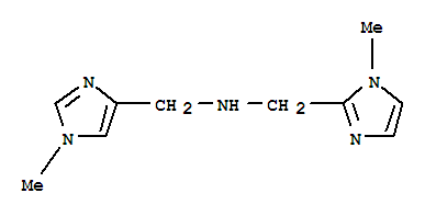 (9ci)-1-甲基-n-[(1-甲基-1H-咪唑-4-基)甲基]-1H-咪唑-2-甲胺结构式_792160-66-8结构式