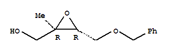 (2r,3r)-rel-(9ci)-2-甲基-3-[(苯基甲氧基)甲基]-环氧乙烷甲醇结构式_794513-02-3结构式