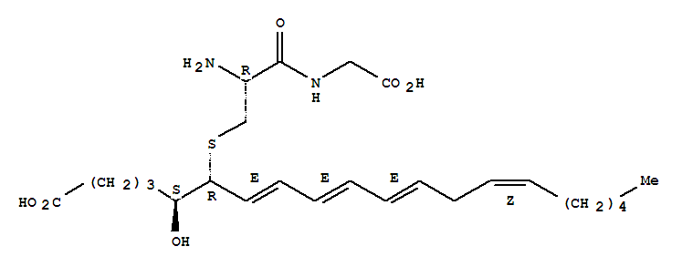 11-Trans leukotriene d4 Structure,79768-40-4Structure
