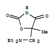 (5ci)-5-(二乙基氨基甲基)-5-甲基-2,4-噁唑啉二酮结构式_798567-11-0结构式