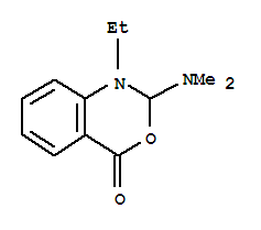 (8ci)-2-(二甲基氨基)-1-乙基-1,2-二氢-4H-3,1-苯并噁嗪-4-酮结构式_801146-57-6结构式